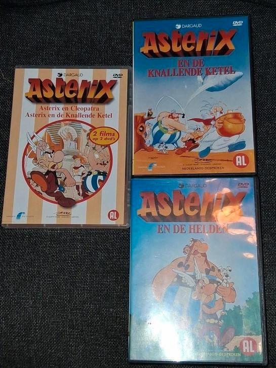 3 dvd's van Asterix, Cd's en Dvd's, Dvd's | Tekenfilms en Animatie, Zo goed als nieuw, Europees, Tekenfilm, Alle leeftijden, Ophalen of Verzenden
