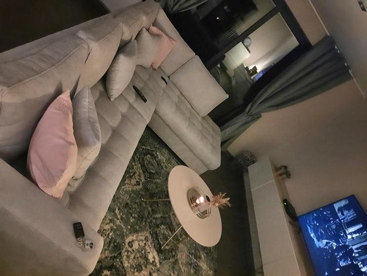 Longchair zetel, Huis en Inrichting, Zetels | Zetels en Chaises Longues, Gebruikt, Vierpersoons of meer, 300 cm of meer, 150 cm of meer