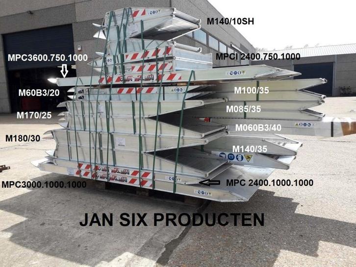 ALU OPRIJPLATEN TYPE 170/25 AFM 2500 x 510 CAP 10000 KG, Auto-onderdelen, Vrachtwagen-onderdelen, Nieuw, Ophalen