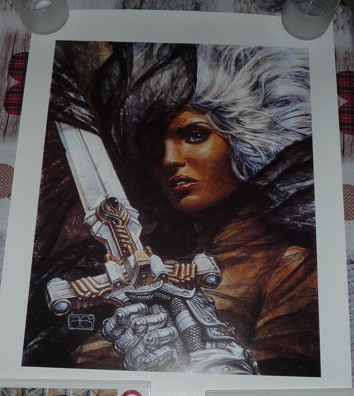 Poster BD La caste des Méta-Barons, Verzamelen, Stripfiguren, Nieuw, Ophalen of Verzenden