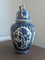 Delfts Blauw dekselvaas, Antiek en Kunst, Ophalen
