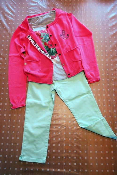 Lot corsaire, 10 ans (140), état neuf, Kinderen en Baby's, Kinderkleding | Maat 140, Zo goed als nieuw, Meisje, Setje, Ophalen of Verzenden