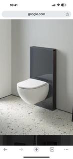 Geberit monolith zwart glas / duravit grohe hang toilet, Ophalen, Zo goed als nieuw