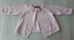 Roze vestje met strik Lili Gaufrette maat 86 (18 maanden), Lili Gaufrette, Fille, Pull ou Veste, Enlèvement ou Envoi