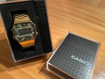 Casio Vintage Collection Horloge Camo Groen Goud beschikbaar voor biedingen