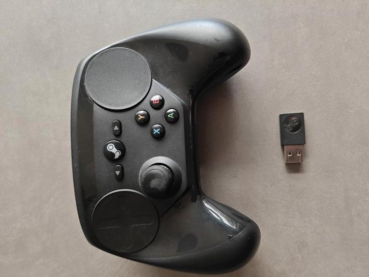 Steam controller (licht defect), Computers en Software, Joysticks, Zo goed als nieuw, Ophalen of Verzenden