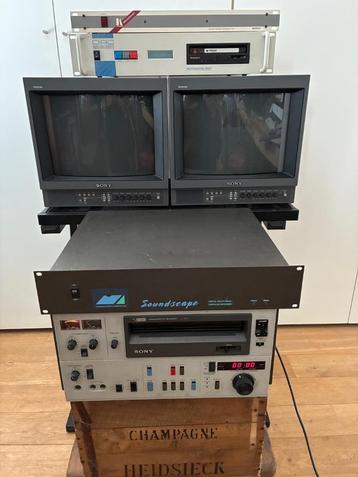 Lot video apparatuur uit studio beschikbaar voor biedingen