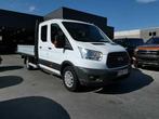 Ford Transit L4 Laadbak Dubbele Cabine  2.0 TDCi 130pk 7, Auto's, Bestelwagens en Lichte vracht, 94 kW, 128 pk, Bedrijf, Te koop