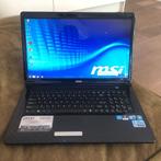 MSI CX720, Computers en Software, Windows Laptops, Intel i3 core, Gebruikt, 2 tot 3 Ghz, Qwerty