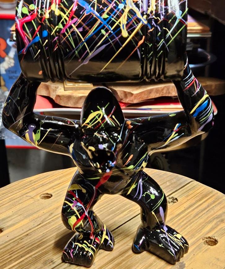 Gorilla decoratief beeld NIEUW, Verzamelen, Beelden en Beeldjes, Ophalen of Verzenden