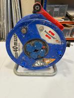 Brennenstuhl kabelhaspel 40m (3G2.5) – 4 stopcontacten, Doe-het-zelf en Bouw, Elektriciteit en Kabels, Ophalen