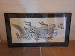Gratis - Kader met draak, Ophalen, Overige materialen, Gebruikt, 50 tot 75 cm