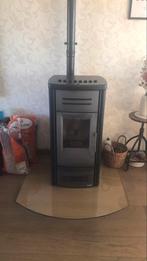 Pelletkachel Piazetta P958 modern zwart 8,5 Kw, Huis en Inrichting, Kachels, Ophalen, Gebruikt, Overige brandstoffen, Pelletkachel