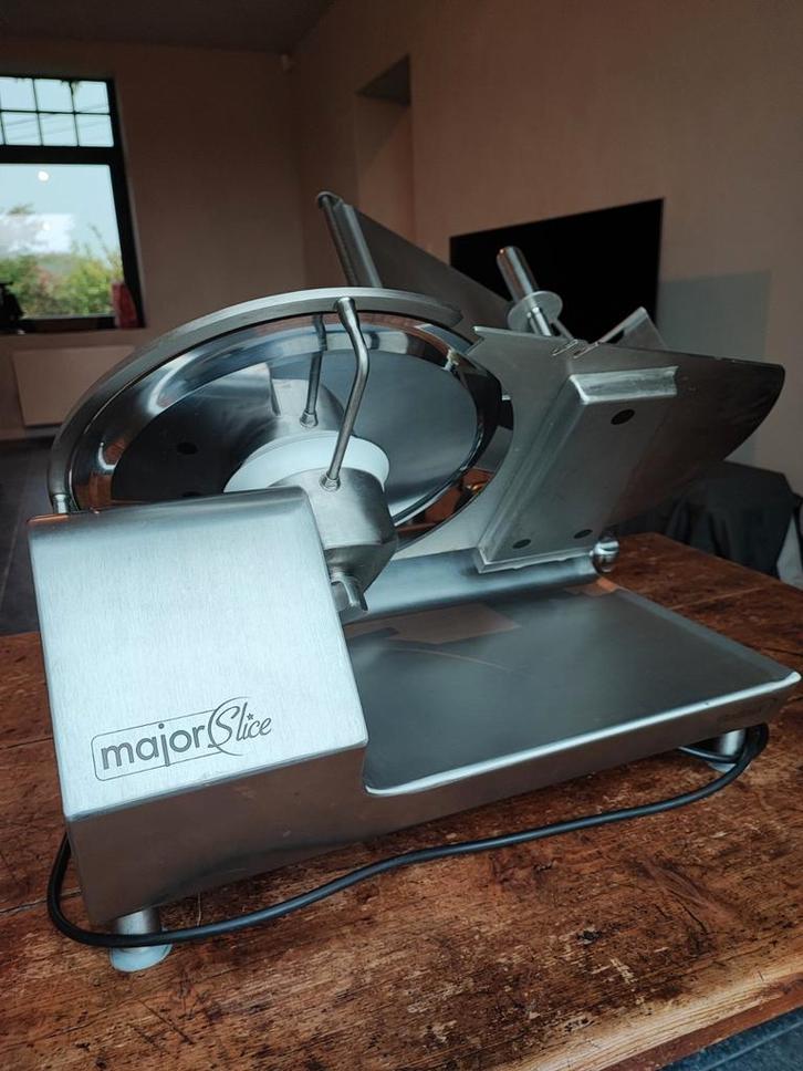 Trancheuse professionnelle Major Slice inox – très bon état, Elektronische apparatuur, Overige elektronische apparatuur, Zo goed als nieuw