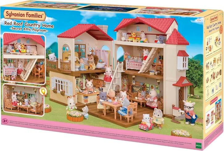 Neuf - Sylvanian Grande maison éclairée (5708), Enfants & Bébés, Jouets | Poupées, Neuf, Enlèvement ou Envoi