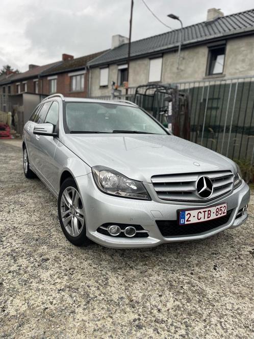 Mercedes Class C Break, Auto's, Mercedes-Benz, Particulier, C-Klasse, Diesel, Euro 5, Break, Handgeschakeld, Blauw, Zwart, Leder en Stof