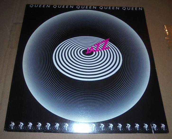QUEEN - JAZZ - LP GATEFOLD - 1978 - USA - + POSTER -, Cd's en Dvd's, Vinyl | Rock, Gebruikt, Poprock, 12 inch, Ophalen of Verzenden