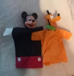 Mickey Mouse en Pluto poppenkastpopjes, Kinderen en Baby's, Speelgoed | Knuffels en Pluche, Ophalen of Verzenden
