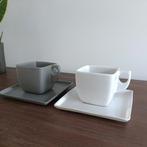 Modern servies grijs-wit, Huis en Inrichting, Keuken | Servies, Ophalen, Nieuw