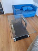 table de salon en verre, 100 à 150 cm, Rectangulaire, 50 à 100 cm, Moderne