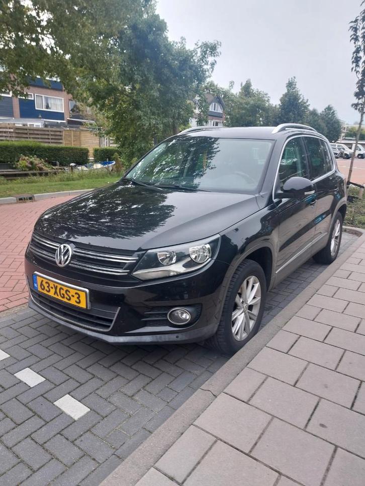 Volkswagen Tiguan 1.4 TSI 90KW BMT 2012 Zwart, Auto's, Volkswagen, Particulier, Tiguan, ABS, Airbags, Airconditioning, Bluetooth