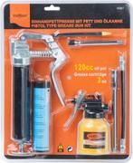 Vetspuit en oliekan set Nieuw  Vetspuit incl. vetpatroon 3oz, Ophalen of Verzenden, Nieuw