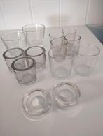 Theelicht houders in glas, Ophalen, Gebruikt