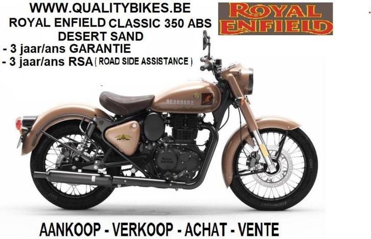 ROYAL ENFIELD CLASSIC 350 ABS A2 SIGNALS DESERT SAND, Motoren, Motoren | Royal Enfield, Bedrijf