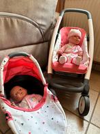 Speelgoed buggy met 2 opzet stukken en poppen, Kinderen en Baby's, Ophalen, Zo goed als nieuw