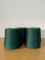 4 bobijnen donkergroen - wol, Hobby en Vrije tijd, Breien en Haken, Ophalen, Nieuw, Breien, Wol of Garen
