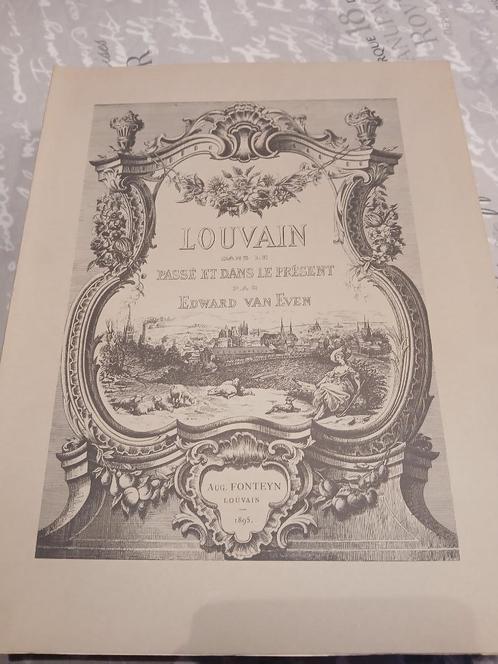Boek „LEUVEN IN HET VERLEDEN EN IN HET HEDEN, Boeken, Geschiedenis | Nationaal, Zo goed als nieuw, Ophalen