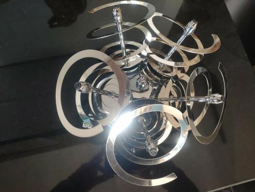 Nieuwe chromen plafondverlichting, Huis en Inrichting, Lampen | Plafondlampen, Nieuw, Metaal, Ophalen of Verzenden