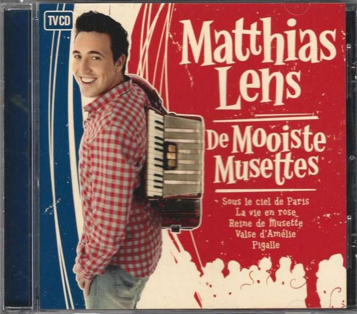 CD Matthias Lens – De Mooiste Musettes, Cd's en Dvd's, Cd's | Instrumentaal, Zo goed als nieuw, Ophalen of Verzenden