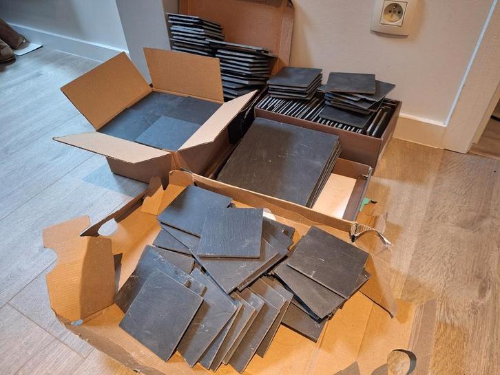 200 tal leistenen onderzetters, ideaal om te graveren, Hobby en Vrije tijd, Knutselen, Zo goed als nieuw, Ophalen