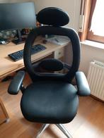 Ergonomische zwarte bureaustoel, Maison & Meubles, Comme neuf, Enlèvement, Chaise de bureau, Ergonomique