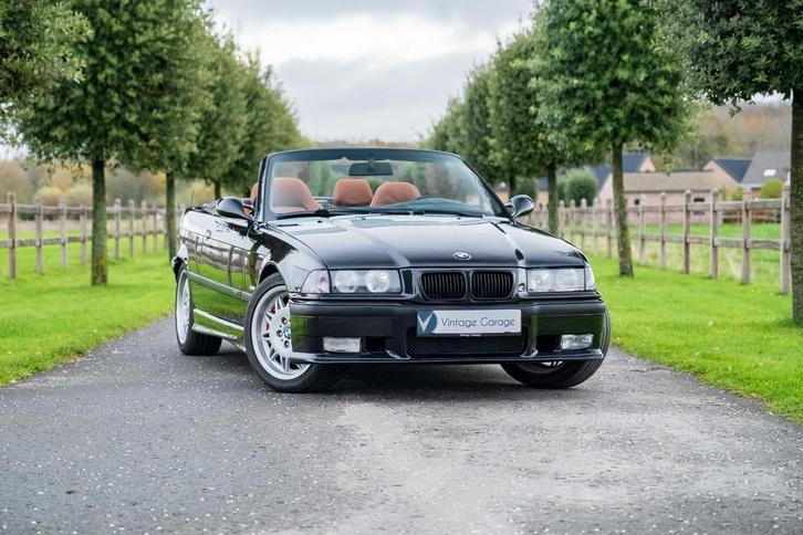 BMW 328i Cabrio - 1997, Auto's, BMW, Bedrijf, Te koop, 3 Reeks, Benzine, Cabriolet, 2 deurs, Handgeschakeld, Zwart, Bruin, Leder