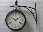 Portclock - Dubbele stationsklok - London, Huis en Inrichting, Woonaccessoires | Klokken, Ophalen of Verzenden, Gebruikt, Analoog