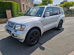 MITSUBISHI PAJERO 3.2 DID 4WD 5BAK BJ 2002 PANO 3300KG SLEEP, Zwart, 4 cilinders, 131 kW, Leder