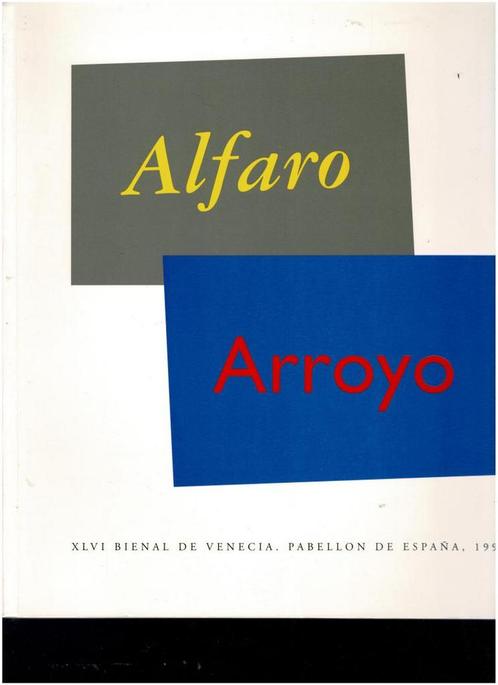 Alfaro Arroyo. XLVI Bienal de Venecia. Pabellón de España, Boeken, Kunst en Cultuur | Beeldend, Gelezen, Ophalen of Verzenden