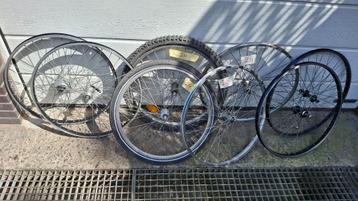 24" en 26" Fietswielen achterwiel + voorwiel MTB kinderfiets beschikbaar voor biedingen