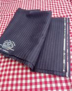 Antieke wollen stof blauw – “Worsted” Made in England﻿, Ophalen, Wol, Blauw, 120 cm of meer