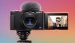 Sony Vlogcamera ZV-1 4K + Sony GP-VPT2BT Handgreep draadloos, TV, Hi-fi & Vidéo, Appareils photo numériques, Comme neuf, Enlèvement