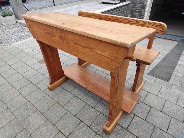 Ancien banc d école., Antiek en Kunst, Antiek | Meubels | Tafels, Ophalen