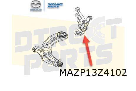 Mazda 2 (2/20-) Fusee Rechts Origineel! D09J33021, Auto-onderdelen, Ophanging en Onderstel, Mazda, Nieuw, Ophalen of Verzenden