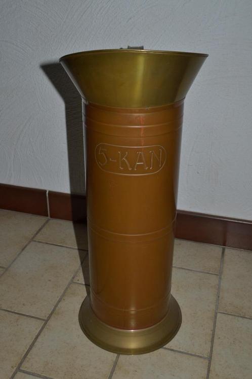 Grote koperen kan / paraplubak, Antiek en Kunst, Antiek | Brons en Koper, Koper, Ophalen of Verzenden