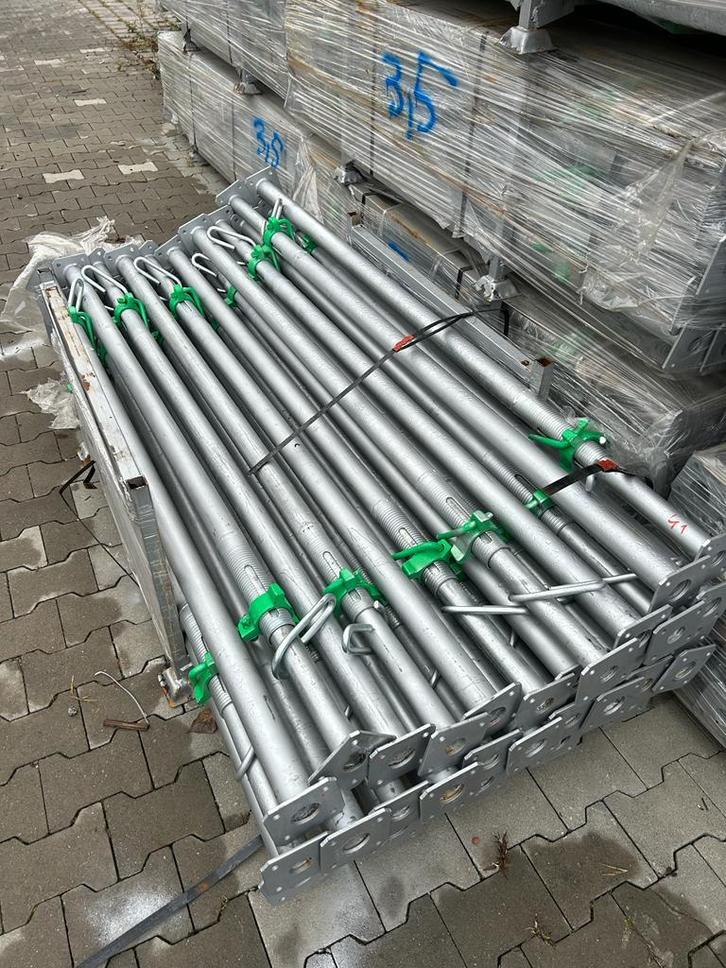 50 x Bouwstempels 20kN - gegalvaniseerde 3,0 m, Doe-het-zelf en Bouw, Steigers, Nieuw, Overige typen, 2 tot 5 meter, Ophalen