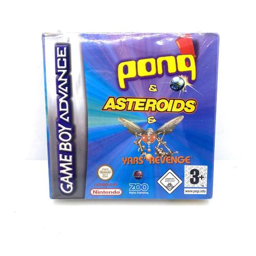 Pong & Asteroids & Yars Revenge Nintendo Game Boy Advance, Games en Spelcomputers, Games | Nintendo Game Boy, Nieuw, Ophalen of Verzenden