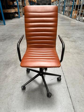 Bureaustoel Cognac Kleur beschikbaar voor biedingen