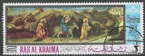 Ras Al Khaima 1968 - Stampworld 287PA - Schilderijen (ST), Postzegels en Munten, Postzegels | Azië, Gestempeld, Verzenden