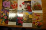Postkaarten met bloemen, Gelopen, Ophalen of Verzenden, Natuur